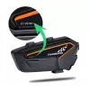 Ausinės „FreedConn F1 V2 EU“ — „Bluetooth 5.2“, IP65, 1100 mAh baterija, iki 48 val. pokalbio laiko, FM radijas, mikrofonas, spaustukas