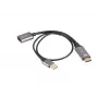 Adapter HDMI(M)-Display port(F)4K 20 AD-HD-DP-0