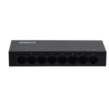 Dahua Technology SG1008-EUR tinklo komutatorius Nevaldomas L2 Gigabit Ethernet (10/100/1000) Juodas