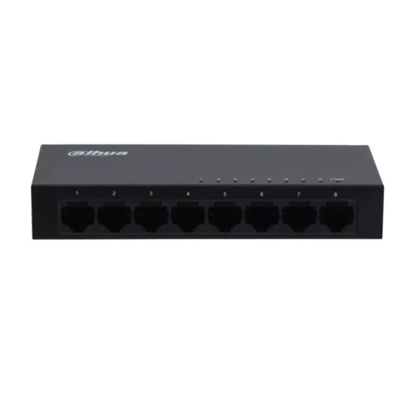 Dahua Technology SG1008-EUR tinklo komutatorius Nevaldomas L2 Gigabit Ethernet (10/100/1000) Juodas