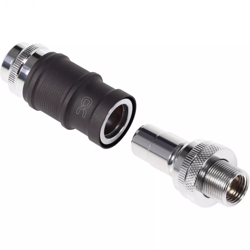 Alphacool Quick Disconnect Set BLH1A IG-IG su Schott jungtimi – greitai atjungiamų jungčių pora, skirta G½/G1/4 jungtims