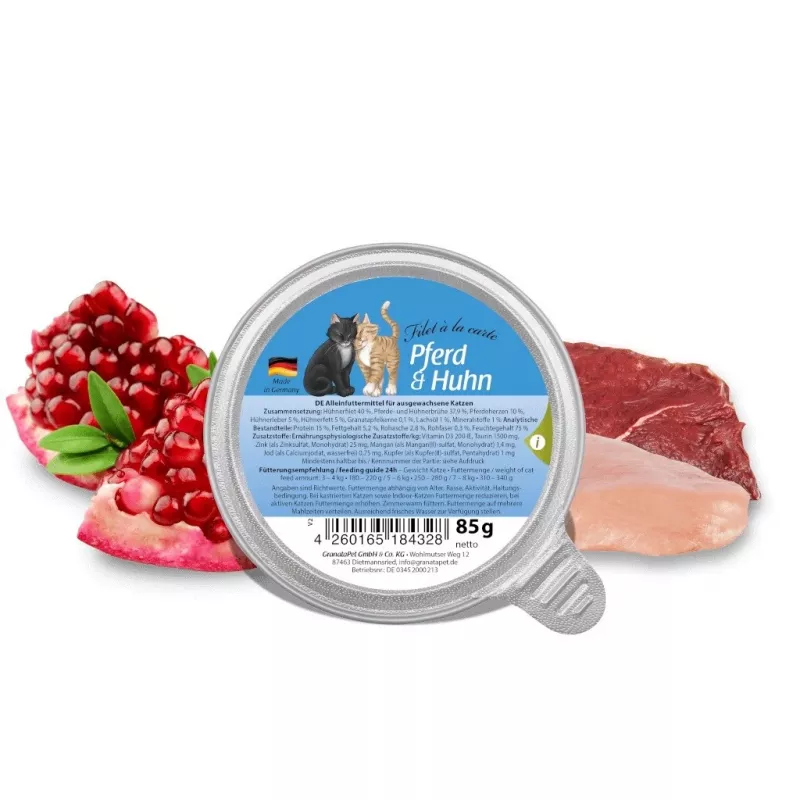 GRANATAPET Filet á la carte Arklys su vištiena - šlapias kačių maistas - 85g
