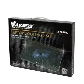 Vakoss LF-1854LK nešiojamojo kompiuterio aušinimo padėklas 43.2 cm (17) Juodas