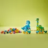 Konstrukcinis žaislas LEGO DUPLO 10451 Dinozaurai ant ratų, „3 viename“ rinkinys, 108 dalys, amžius 3+, aukštis 220 mm