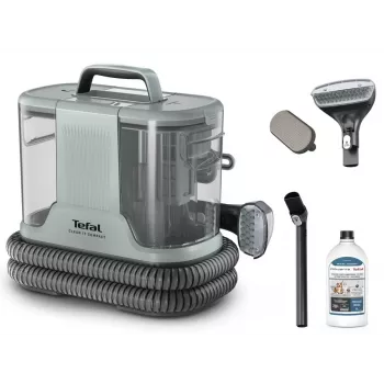 Nešiojamasis taškinis valiklis Tefal Clean It Compact Pet IZ3020F0 — rankinis apmušalų ir naminių gyvūnų dėmių valiklis