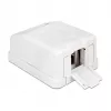 Elektrinė dėžutė DeLOCK 86235 Balta Plotis 65 mm Gylis 47 mm Aukštis 29 mm