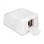 Elektrinė dėžutė DeLOCK 86235 Balta Plotis 65 mm Gylis 47 mm Aukštis 29 mm