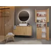 Vonios spintelė Top e shop NEL 1K DK ART KPL, ąžuolo spalvos rėmas, 600×300×1740 mm, 5 lentynos, pastatoma