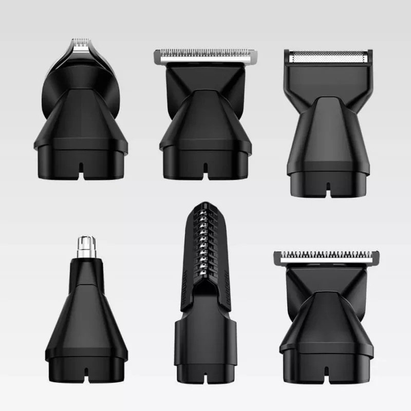 Plaukų kirpimo mašinėlių rinkinys Maestro MR-660 6-in-1 USB įkraunamas reguliuojamos geležtės