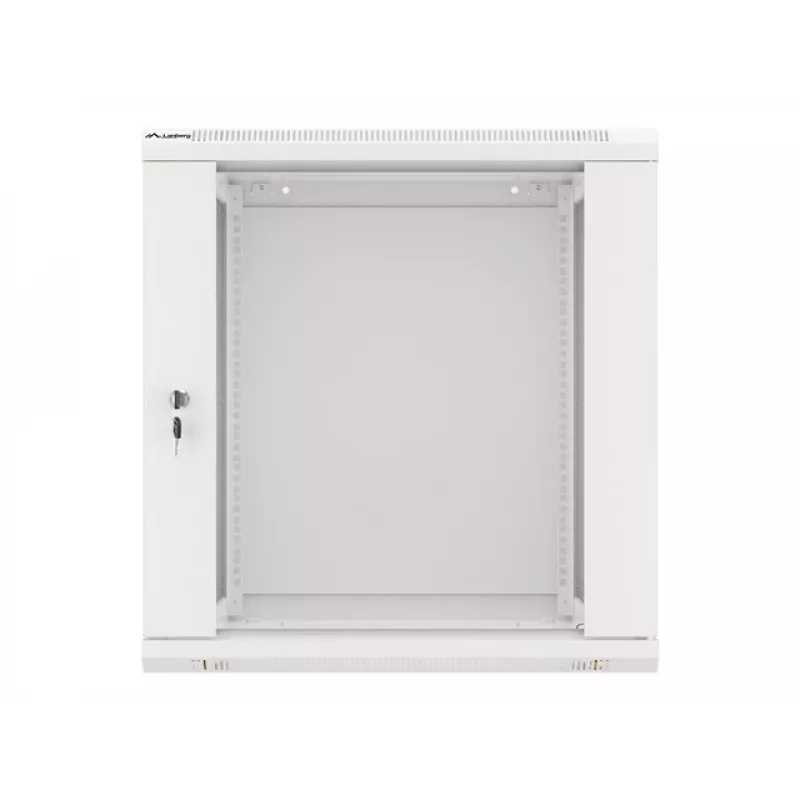 Lanberg sieninė montavimo spinta 19'' 12U 600x600 mm pilka (stiklinės durys)