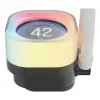 Viską apimantis skysčio aušintuvas Corsair iCUE LINK TITAN 360 RX LCD 12 cm, baltas