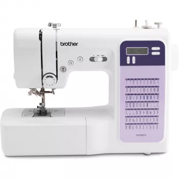 Siuvimo mašina Brother FS70WTx — 70 dygsnių raštų, LCD ekranas, 750 SPM, 5 mm ilgis, 7 mm plotis