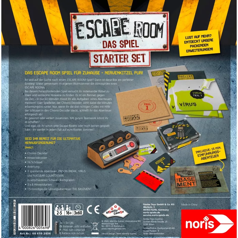 Escape Room The Game, vakarėlių žaidimas