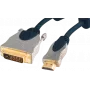 Vaizdo kabelio adapteris ShiverPeaks SP77483 3m HDMI Type A DVI-D mėlynas