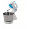 Stacionarus plaktuvas ESPERANZA EKM019WB — 150 W, 2,5 l talpos dubuo, 7 greičiai, tešlos kabliai, dvigubas plaktuvas, baltas