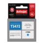 Rašalinė kasetė ActiveJet AE-34CNX, suderinama su Epson T3472, žalsvai mėlyna, 14 ml, didelė (XL) išeiga, 1 vnt.