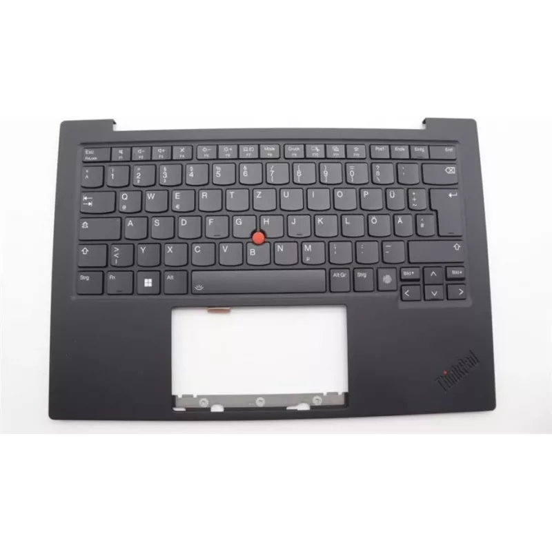 „Lenovo X1 Carbon 2024 G12“ vokiško išdėstymo klaviatūros dangtelio mazgas