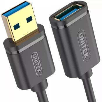 UNITEK Y-C457GBK USB kabelis USB 3.2 Gen 1 (3.1 Gen 1) 1 m USB A Juoda