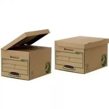 Fellowes 4472205 Storage Box Laikymo dėžutė Juoda,Ruda Stačiakampė Popierius (4470809)