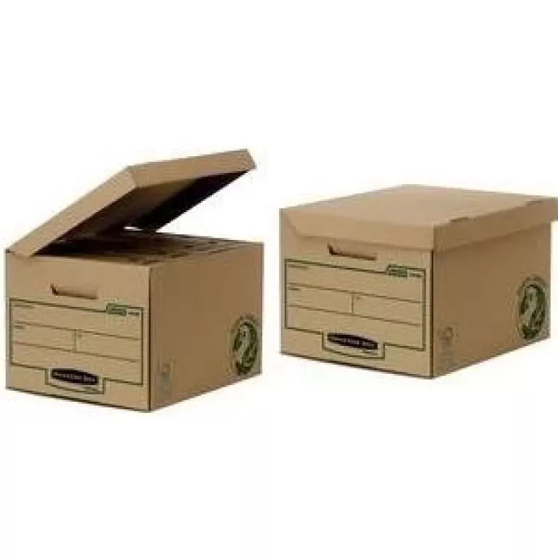 Fellowes 4472205 Storage Box Laikymo dėžutė Juoda,Ruda Stačiakampė Popierius (4470809)