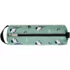 Minkštas penalas Herlitz Quattro Crazy Zebra Poliesteris Juoda Žalia Balta 215x70x80mm
