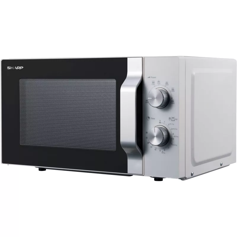 Sharp R204WA mikrobangų krosnelė Sidabrinė, Balta Atskira mikrobangų krosnelė Pastatoma ant stalviršio 20 L 800 W