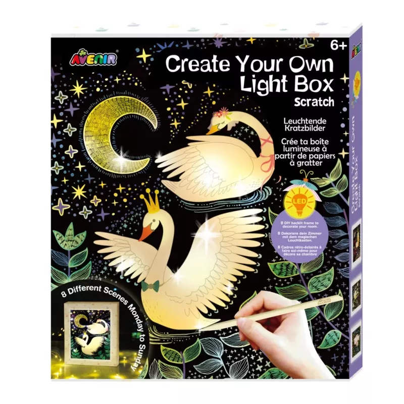Avenir Create Your Own Lightbox - Meno ir amatų rinkinys 6–7 metų vaikams - Fat Brain Toys