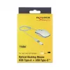 Pelė DeLOCK 12532 Office, abiem rankoms tinkama, USB Type-A, optinė, 3200 DPI