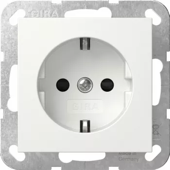 gira SCHUKO lizdo modulis System 55 Rein modelis 445303, skirtas System 55 rėmeliams
