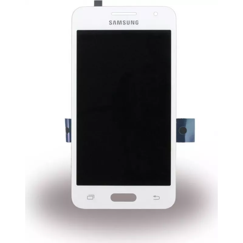 Ekrano stiklas ir jutiklinis modulis baltas Sam G355H Galaxy Core 2 (GH97-16070A)