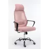 Topeshop FOTEL NIGEL RÓŻOWY office/computer chair Padded seat Mesh backrest