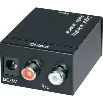AV keitiklis SpeaKa Professional 989149 — Toslink (optinis) į RCA skaitmeninį garso adapterį