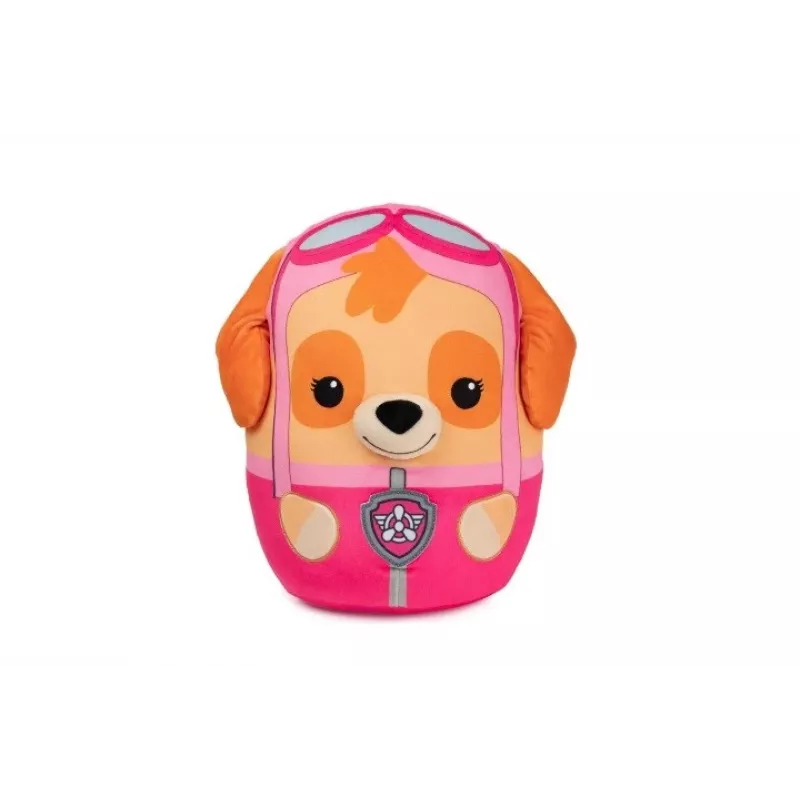 PAW Patrol Skye Squish Plush, oficialus žaislas iš populiaraus animacinio filmuko, minkštas pliušinis gyvūnas vaikams nuo 1 metų, 12 colių