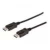 Connection kabelis DisplayPort with snaps 1080p 60Hz FHD Tipas DP / DP M / M Juoda 1m