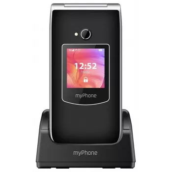 Mobilusis telefonas MYPHONE RUMBA 2 — 2,4 colio TFT, 32 MB RAM, 32 MB atminties, viena SIM kortelė, 0,3 MP kamera, 800 mAh