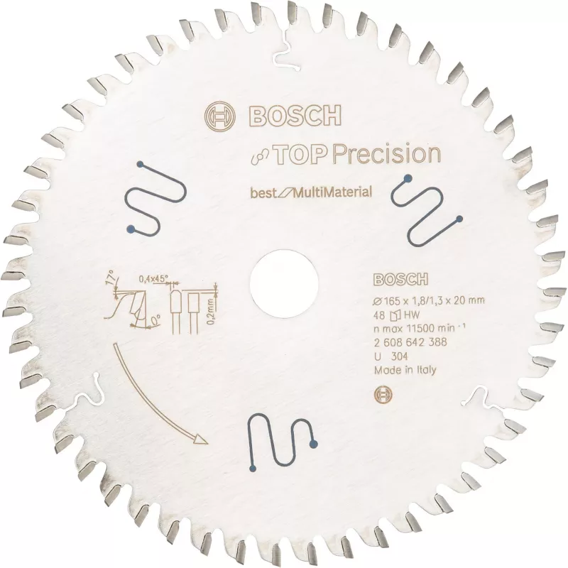 Bosch 2608642388 diskinis pjūklo diskas 16,5 cm