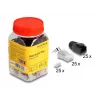 DeLOCK 66903 vielos jungtis RJ-45 juoda metalinė kištukas 25 vnt.