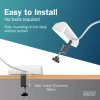 Maitinimo šakotuvas DIGITUS 3 lizdų su 2×USB-A ir 1×USB-C, 3 kintamosios srovės lizdai E/F tipo, 1,5 m laidas, baltas