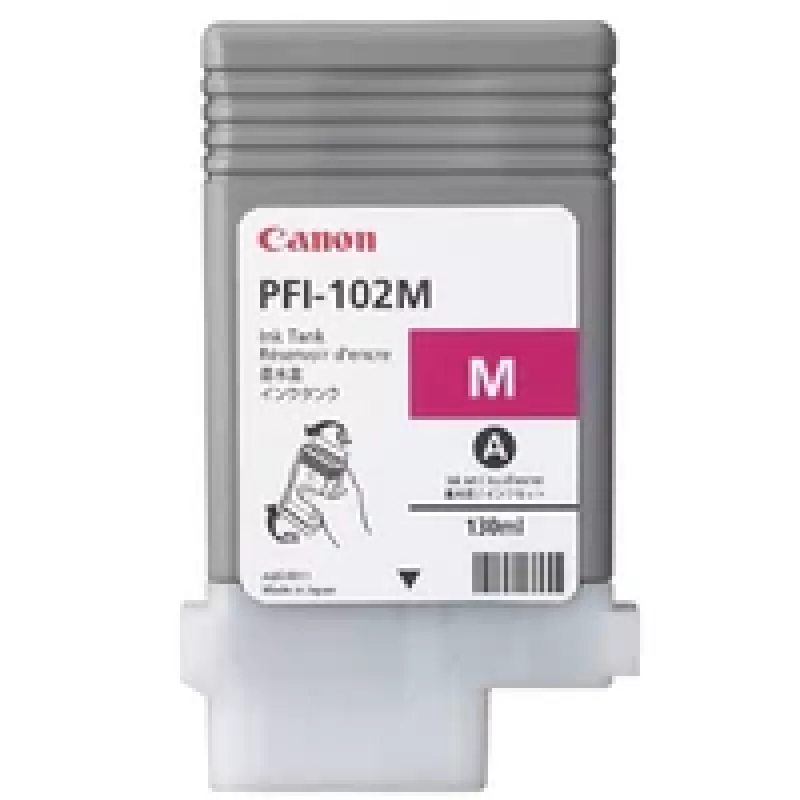 Canon PFI-102M rašalo kasetė 1 vnt. Originali Purpurinė