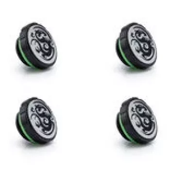 BitsPower G1/4 Thread Stopper Plugs (4 vnt.) — Artemis serija, matinė juoda