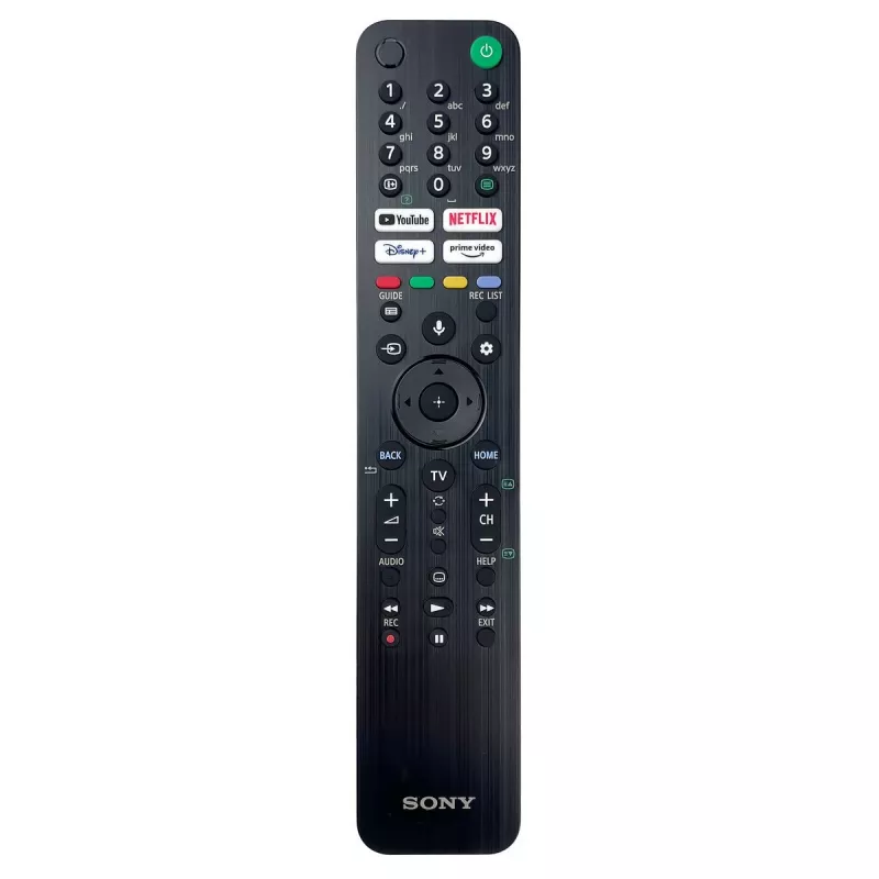 Nuotolinio valdymo pultelis Sony RMF-TX520E išmaniajam televizoriui su valdymu balsu ir Bluetooth