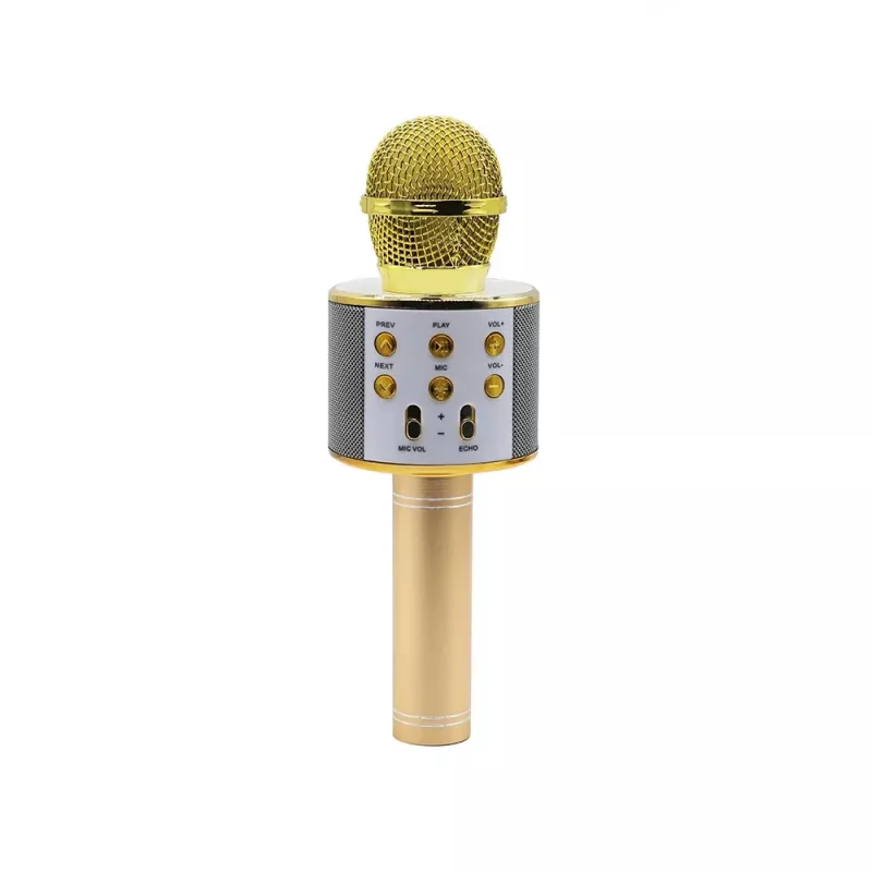 Mikrofonas MANTA MIC10-G Auksinis kardioidinis nešiojamasis – kardioidinis kondensatorinis, rankinis dizainas