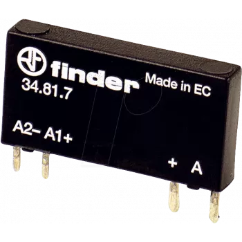 FIN 34.81 05-240 - Kištukinė relė 1 normaliai atviras kontaktas 2A 5VDC/240VAC (34.81.7.005.8240)
