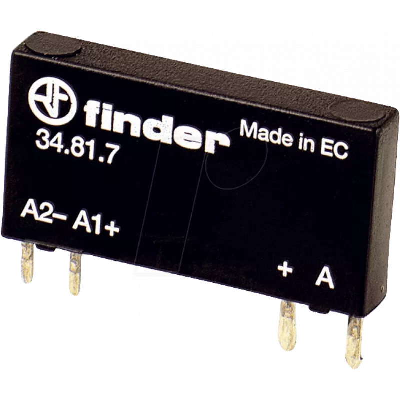 FIN 34.81 05-240 - Kištukinė relė 1 normaliai atviras kontaktas 2A 5VDC/240VAC (34.81.7.005.8240)