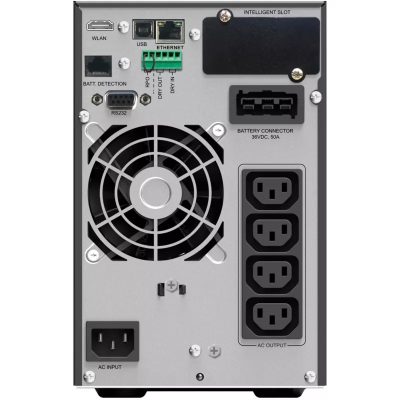 PowerWalker VFI 1500 ICT IoT Dvigubo keitimo (Online) 1,5 kVA 1500 W 4 kintamosios srovės lizdai