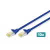 Digitus DK-1644-A-020-B-10 Ethernet Patch Cable mėlynas
