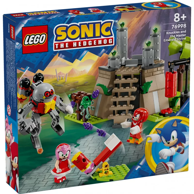 LEGO SONIC THE HEDGEHOG 76998 Knuckles ir Pagrindinio Smaragdo šventovė