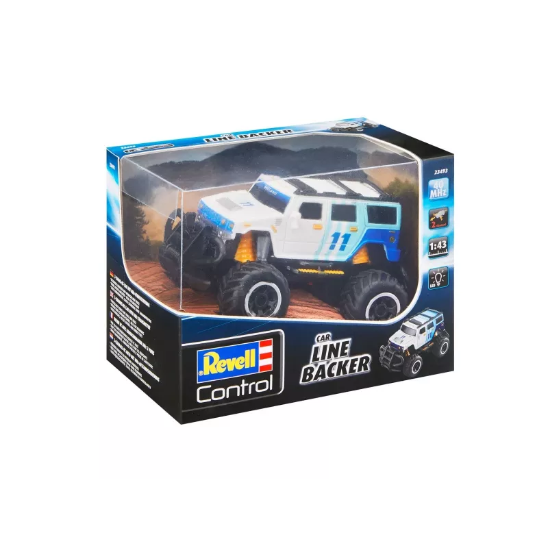 Car Revell Line Backer by REVELL — recommended age 6+, colours: Juoda, blue, white