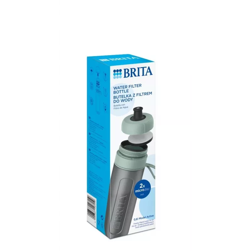 Brita Sports vandens filtro butelis Active tamsiai žalias, žalias