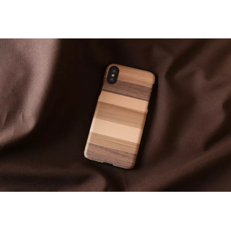 man and wood išmaniojo telefono dėklas, skirtas iPhone X/XS — juodas apsauginis dangtelis